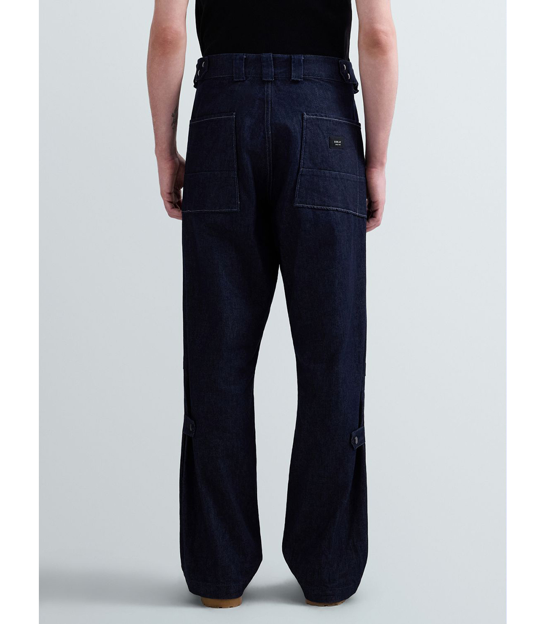 ワイドフィットARLON インディゴデザインデニム 詳細画像 ダークブルー 3